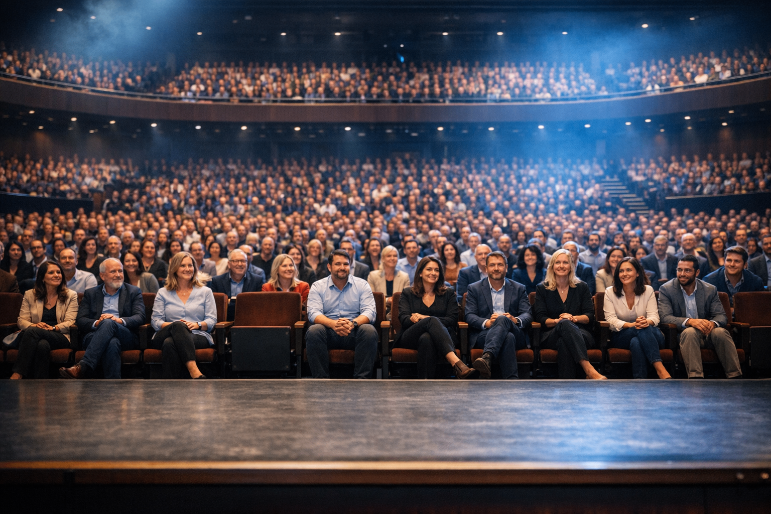A thousand people audience hall